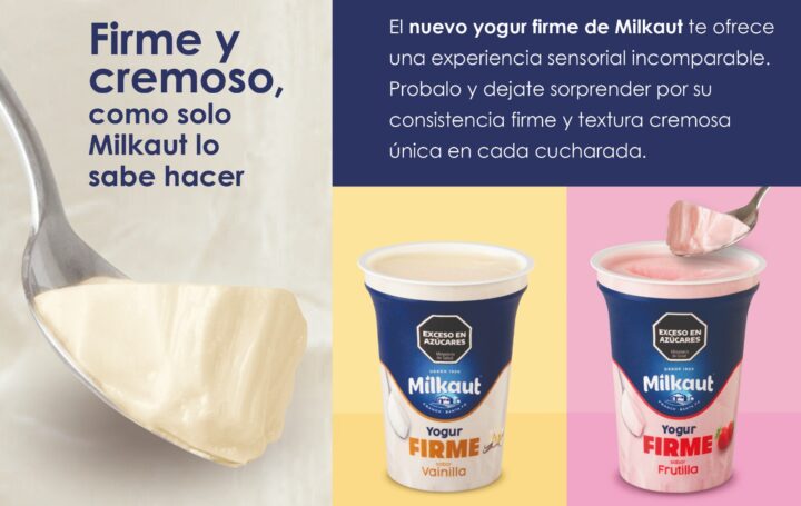 Yogur firme y cremoso, certificado en cada cucharada