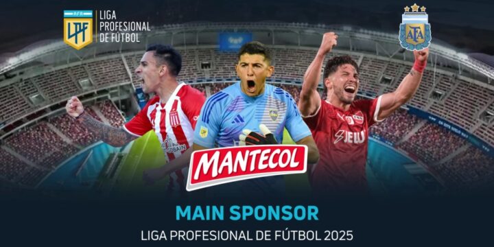 Georgalos con su marca Mantecol, es nuevo sponsor de la Liga Profesional de Fútbol