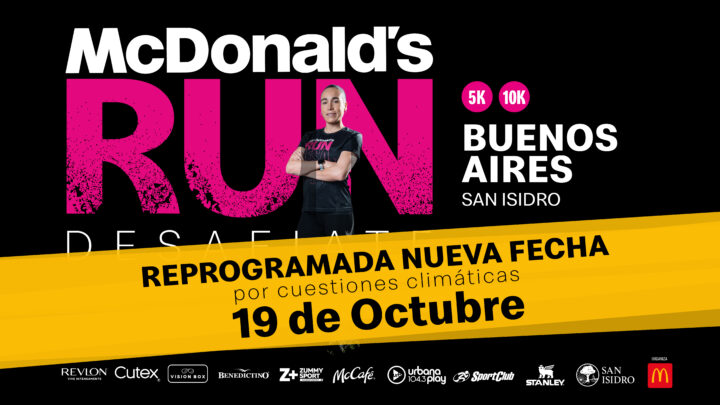 McDonald’s Run se reprograma para el 19 de octubre por condiciones climáticas
