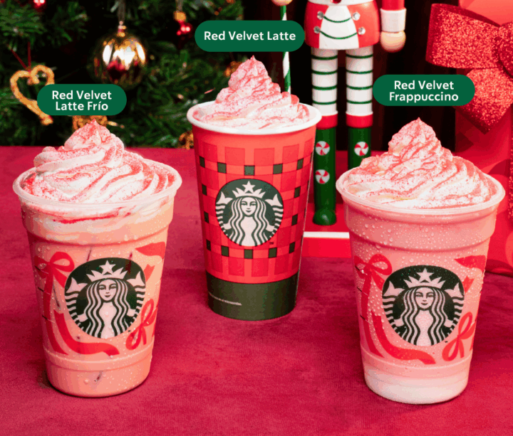 Starbucks celebra la temporada más esperada del año con el lanzamiento la familia Red Velvet y Caramel Brûlée