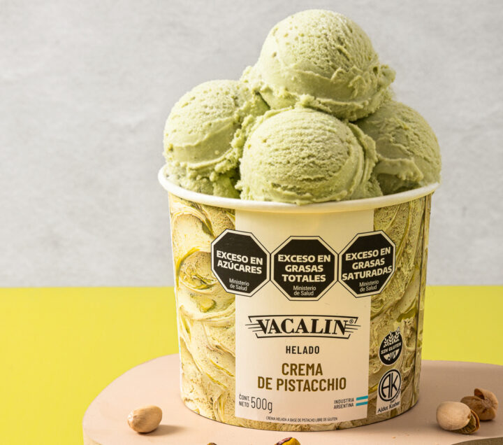 El pistacho es el sabor del momento y Vacalin lo convierte en crema helada. 
