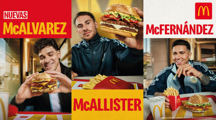 McDonald’s presenta tres nuevas hamburguesas junto a figuras de la Selección Argentina para vivir el Mundial 2026