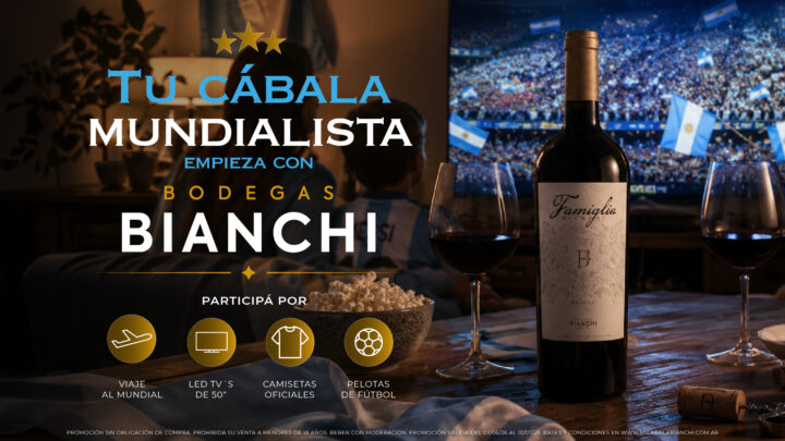 Bodegas Bianchi invita a los argentinos a vivir el Mundial y viajar a alentar a la Selección