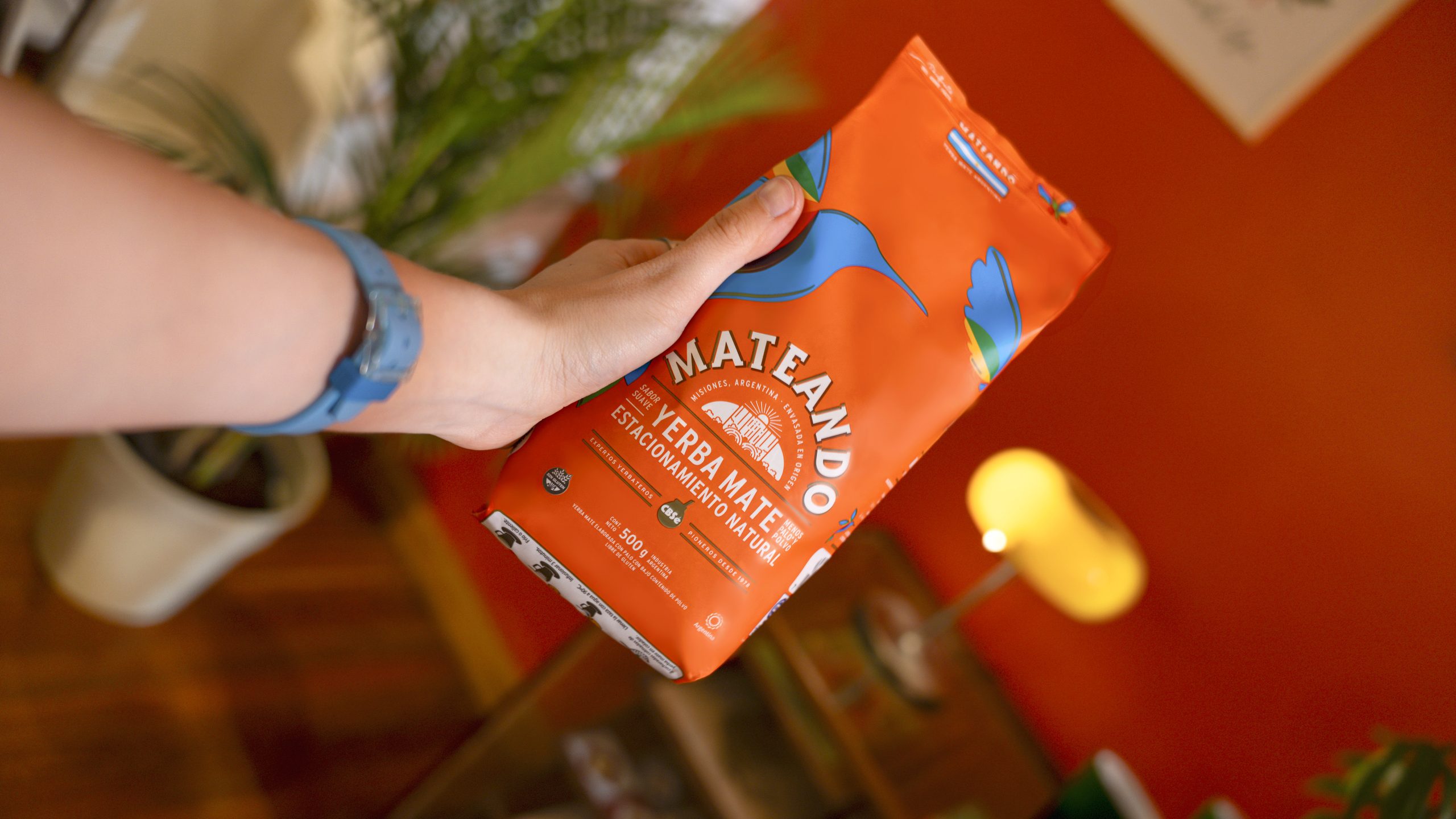 MATEANDO la yerba furor en las ferias