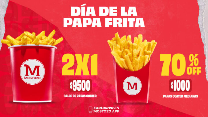 Día de la Papa Frita: Mostaza lo celebra con papas coated y promos imperdibles 