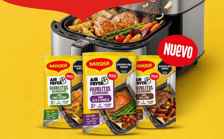 MAGGI® presenta Papelitos Sazonadores, una innovación diseñada para transformar la experiencia de cocinar en Air Fryer